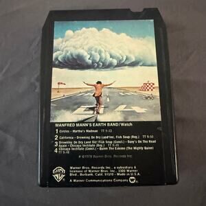 Manfred Mann's Earth Band Watch Vintage Warner Bros 8-Track Tape Untested
